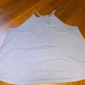 Gray “empowered” Halter Tank 🖤